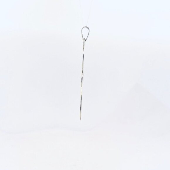 Vintage Sterling Silver 925 Large Cross Pendant Signed MWS Estate Jewelry - Picture 3 of 9